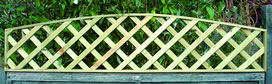 lattice fence topper home depot